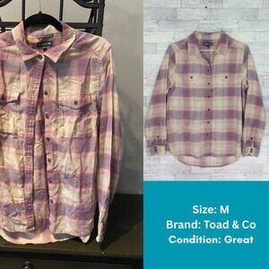 Sz M Toad & Co Soft Lightweight Flannel - Great Condition!